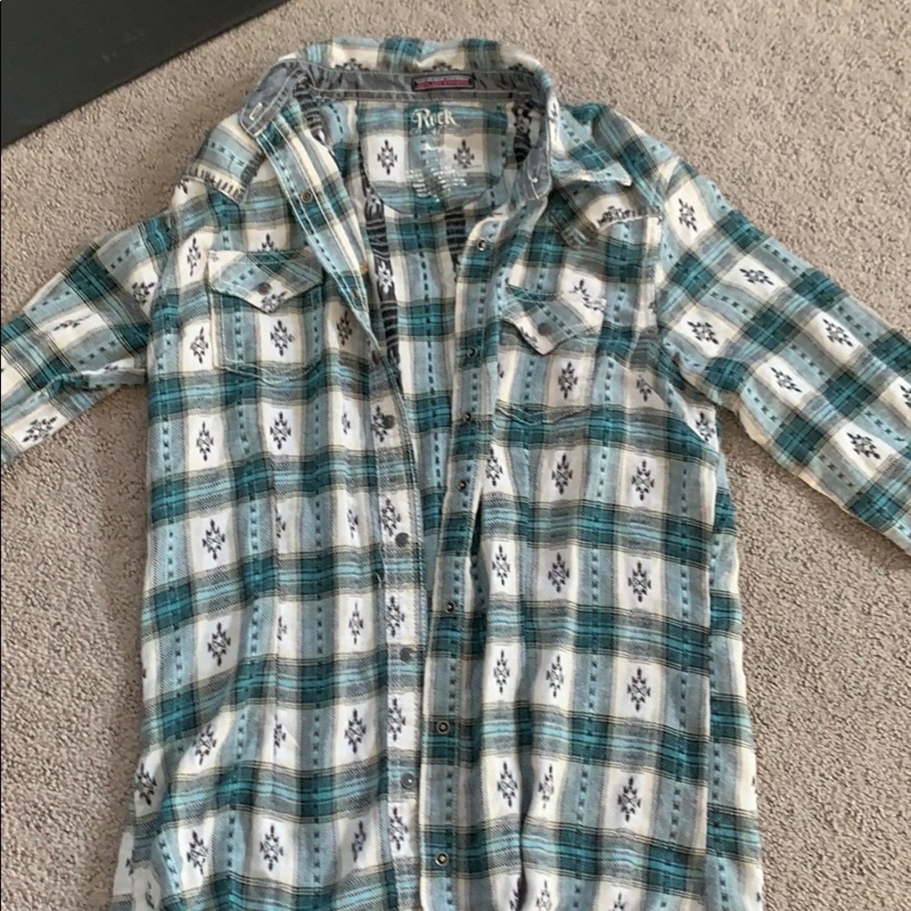 Rock and roll cowgirl rodeo shirt